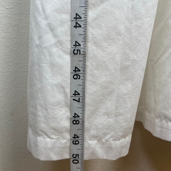 Abercrombie Fitch White Smocked Cutout Maxi Dress Size S - Picture 9 of 11